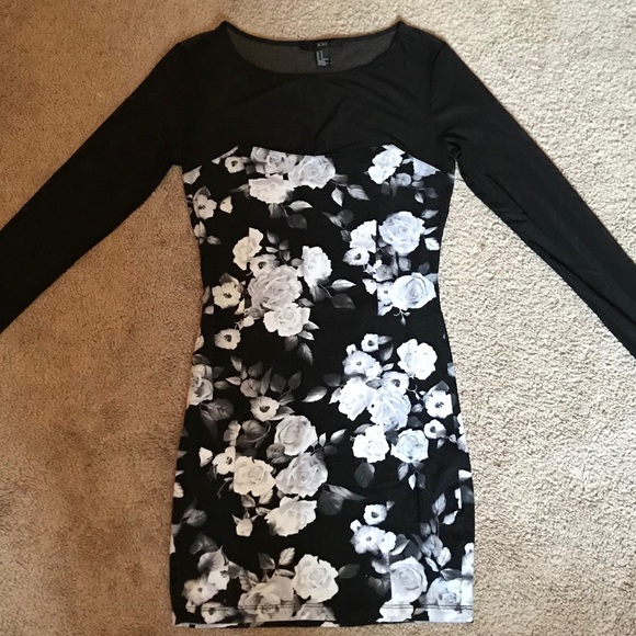 Floral Bodycon Dress - Picture 2 of 5